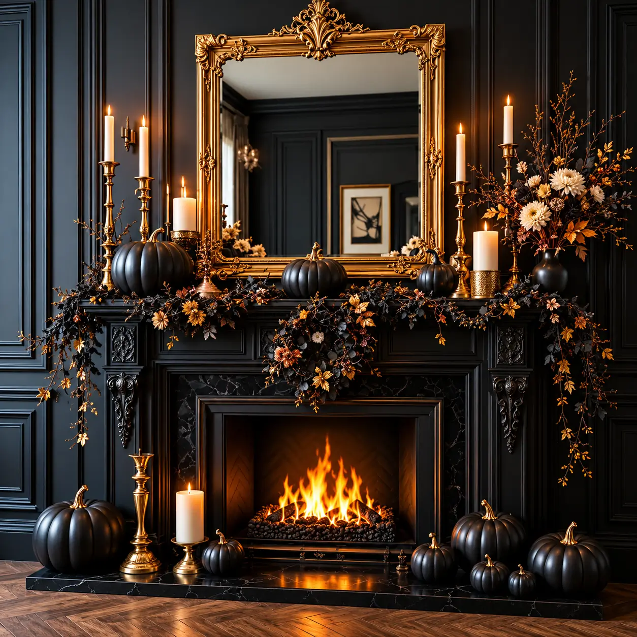 15 Halloween Mantel Ideas That Create A Stylishly Spooky Focal Point