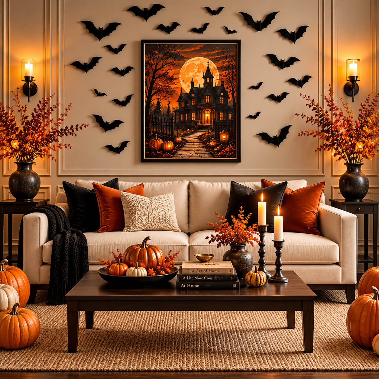 17 Halloween Living Room Ideas That Prove Spooky Decor Can Still Feel Elegant