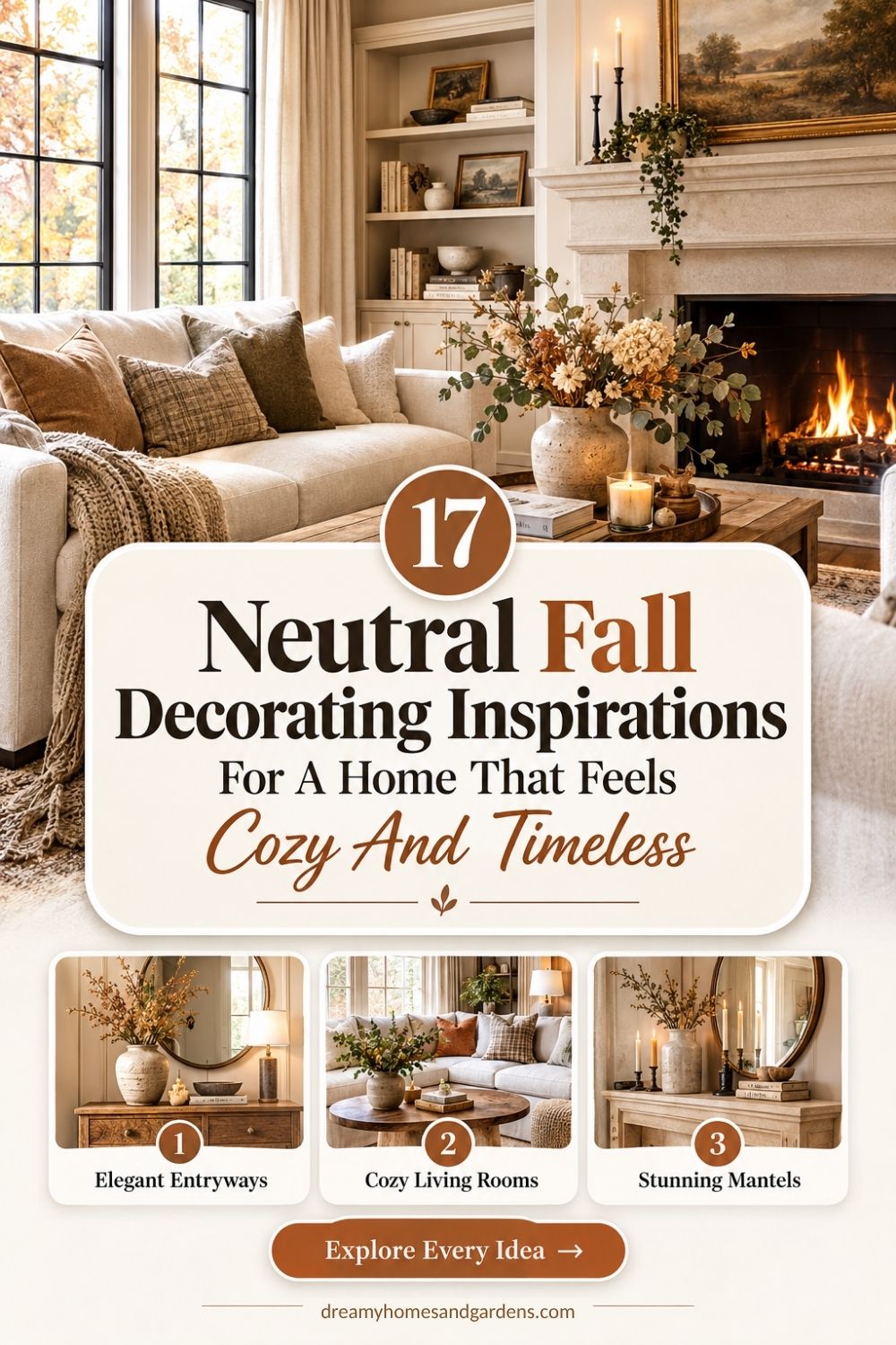 17 Neutral Fall Decorating Inspirations For A Home That Feels Cozy And Timeless