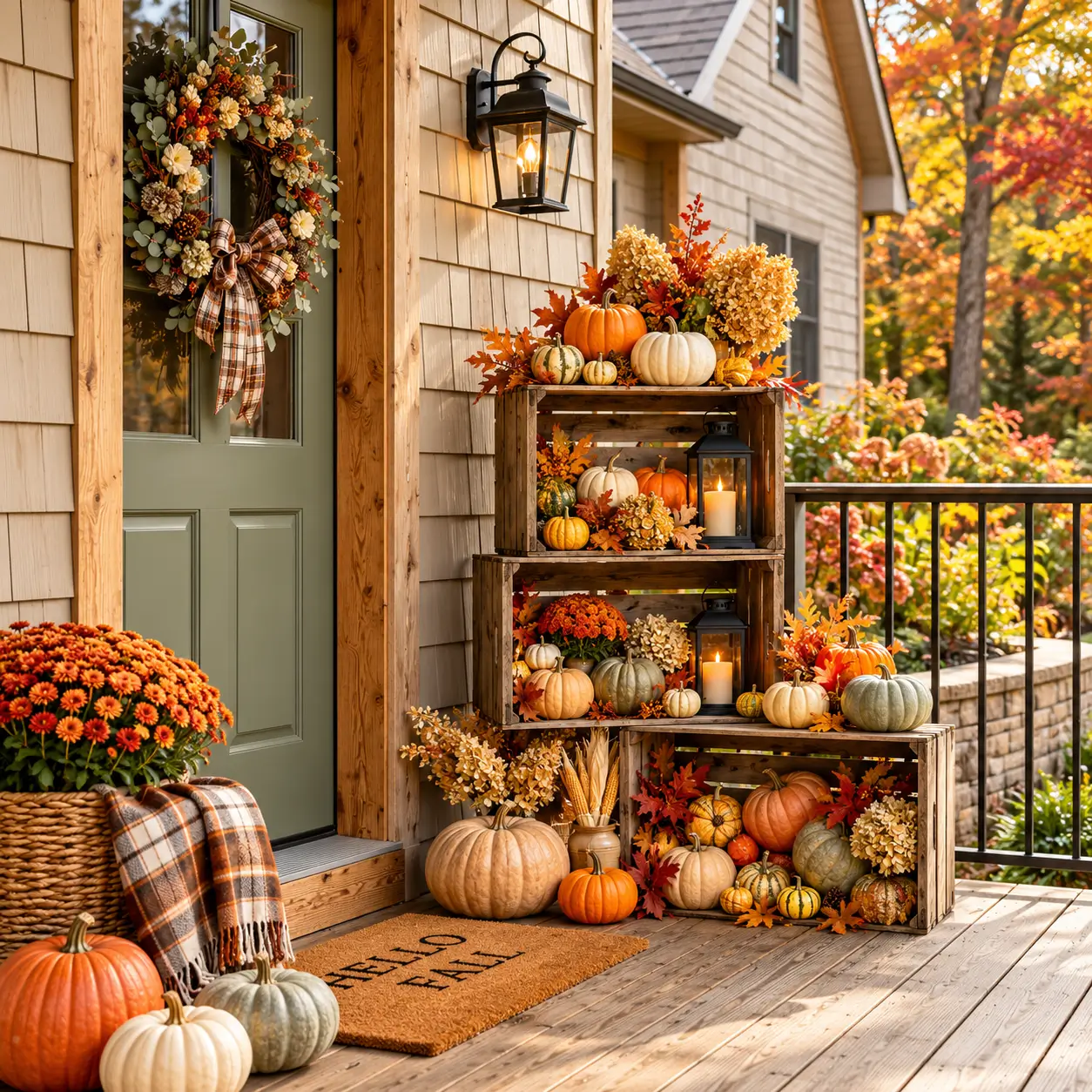 Fall Porch Decor That Gives Your Home A Picture-Perfect Seasonal Makeover