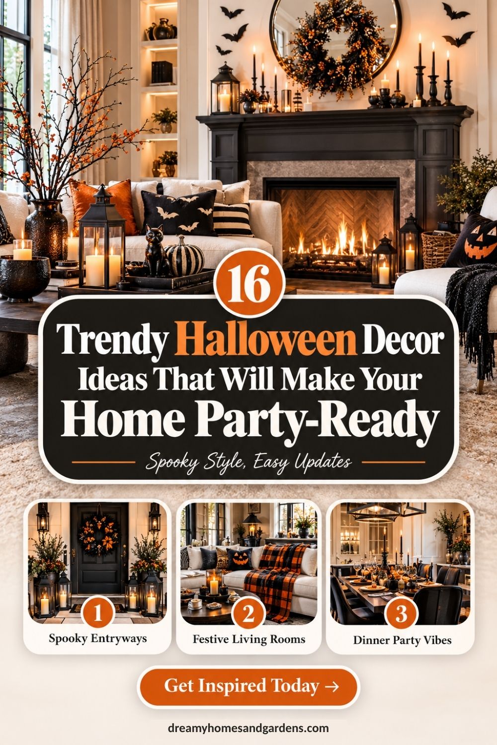 16 Trendy Halloween Decor Ideas That Will Make Your Home Party-Ready