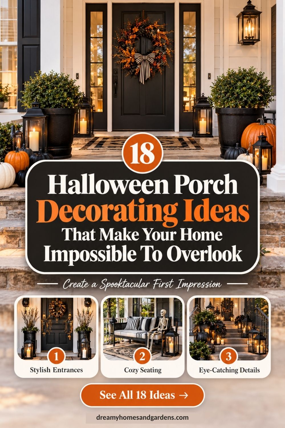 18 Halloween Porch Decorating Ideas That Make Your Home Impossible To Overlook